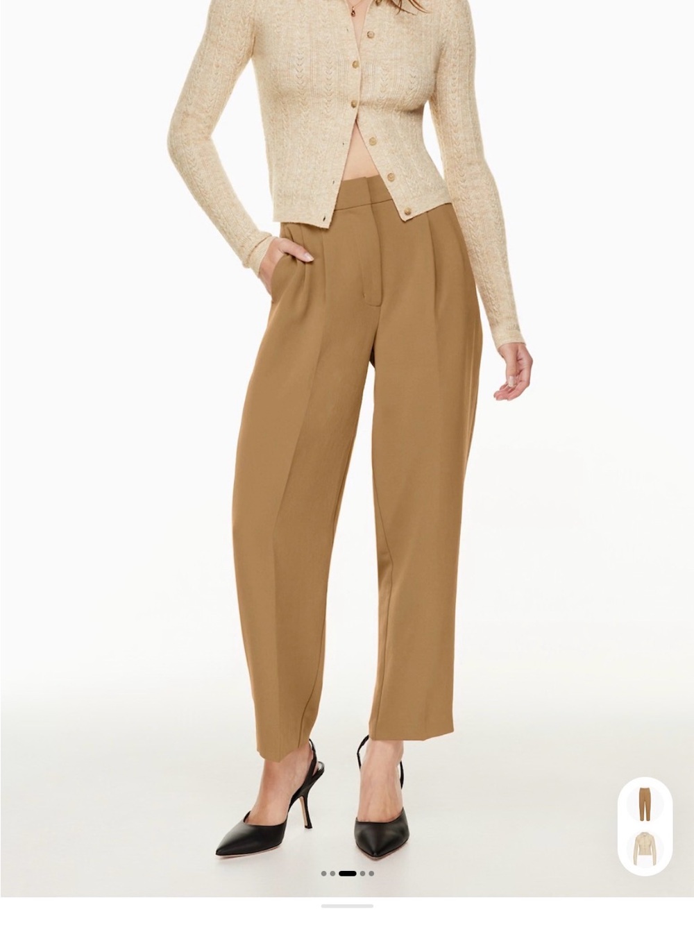 Wilfred High-Waist Pleat Trousers